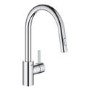 Refurbished Grohe Eurosmart Chrome Single Lever Pull Out Kitchen Mixer Tap