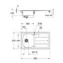 Single Bowl Stainless Steel Chrome Kitchen Sink with Reversible Drainer - Grohe