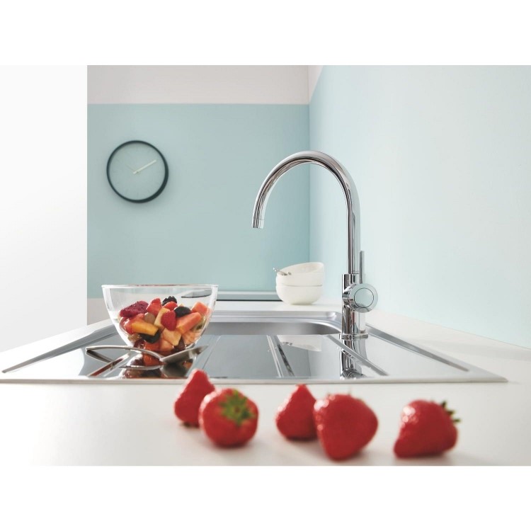 Grohe Start Classic Single Lever Kitchen Mixer Tap - Chrome