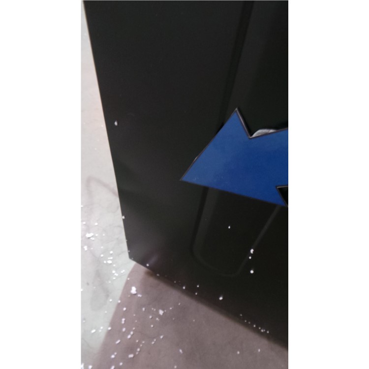 GRADE A2 - Hotpoint HAG60K 60cm Double Oven Gas Cooker - Black