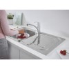 Grohe Single Bowl Reversible Drainer Stainless Steel Chrome Kitchen Sink