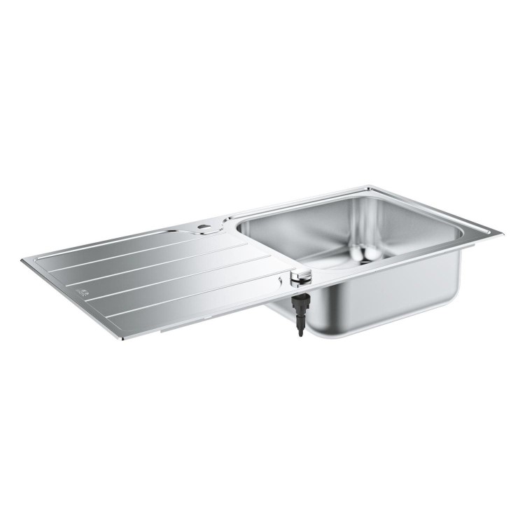 Grohe K500 Single bowl Inset Left or Right Chrome Stainless Steel Kitchen Sink