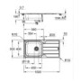 Grohe K500 Single bowl Inset Left or Right Chrome Stainless Steel Kitchen Sink