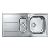 Grohe K200 1.5 bowls Inset Left or Right Chrome Stainless Steel Kitchen Sink