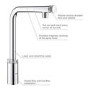 Grohe Minta SmartControl Dual Lever Kitchen Mixer Tap - Chrome