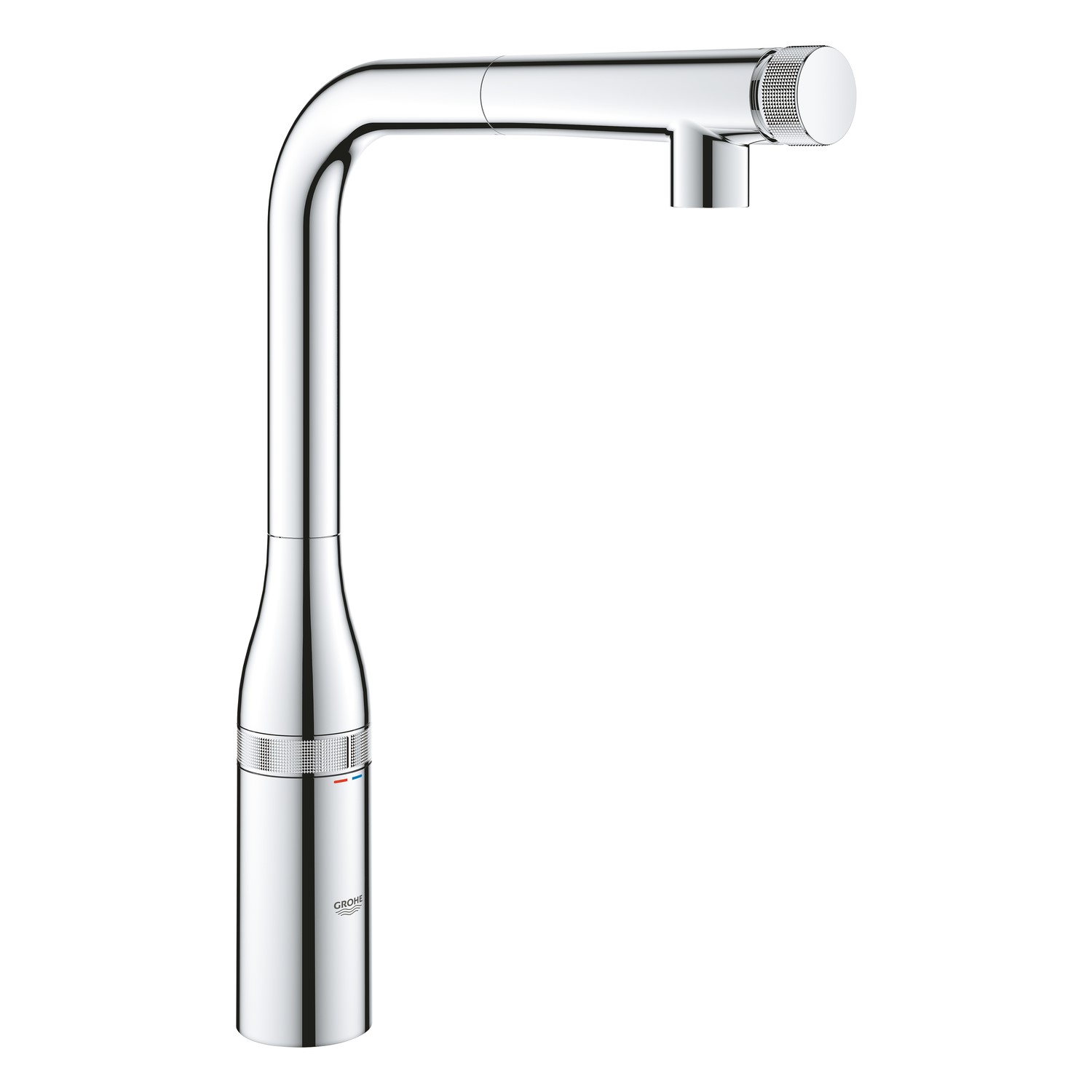 Grohe Chrome Single Lever Smart Control Pull Out Spray Kitchen Tap