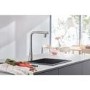 Grohe K700U Single bowl Undermount Black Composite  Kitchen Sink