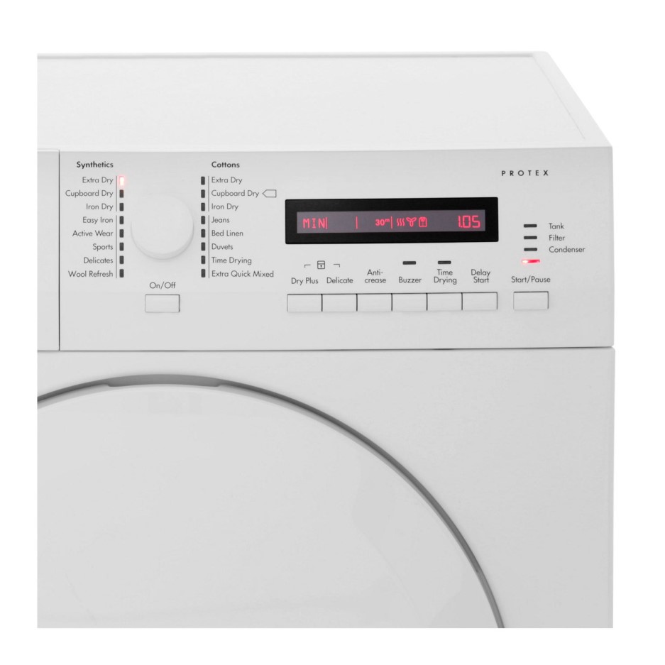 AEG T75280AC 8kg Freestanding Condenser Tumble Dryer White Appliances Direct