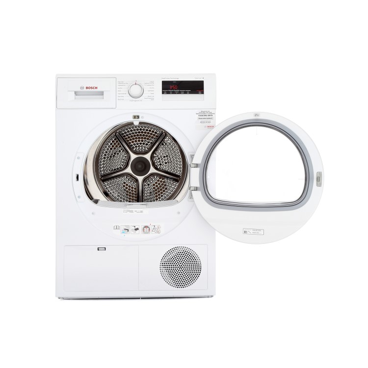 Bosch Serie 4 WTH85200GB 8kg Freestanding Heat Pump Tumble Dryer - White