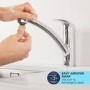 Grohe StartEco Single Lever Kitchen Mixer Tap - Chrome