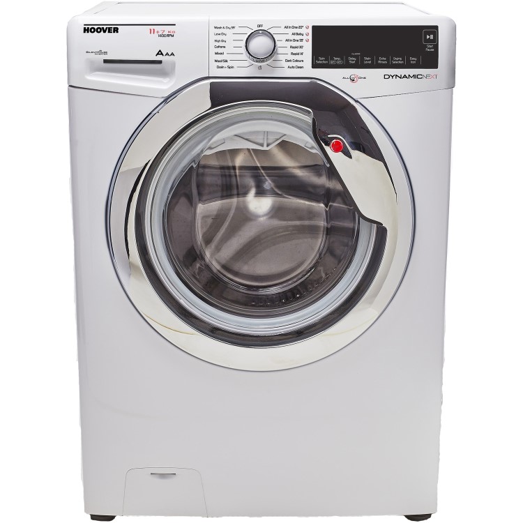 GRADE A1 - Hoover WDXPBH4117AI2/1 11kg Wash 7kg Dry 1400rpm Freestanding Washer Dryer  White