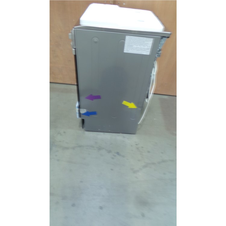 GRADE A3 - Indesit I6G52X 60cm Wide Single Oven Dual Fuel Cooker - Stainless Steel