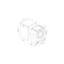 Iberna IBWD1475D-80 Integrated 7/5KG 1400 Spin Washer Dryer White
