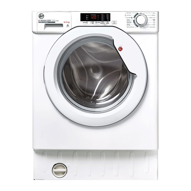 Refurbished Hoover HBD 485D2E Integrated 8/5KG 1400 Spin Washer Dryer White