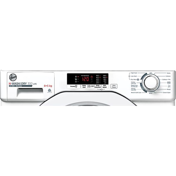 Refurbished Hoover HBD 485D2E Integrated 8/5KG 1400 Spin Washer Dryer White