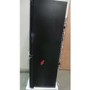 GRADE A2 - Hotpoint FFU3DK Trio Freestanding Fridge Freezer With French-style Fridge Doors Black