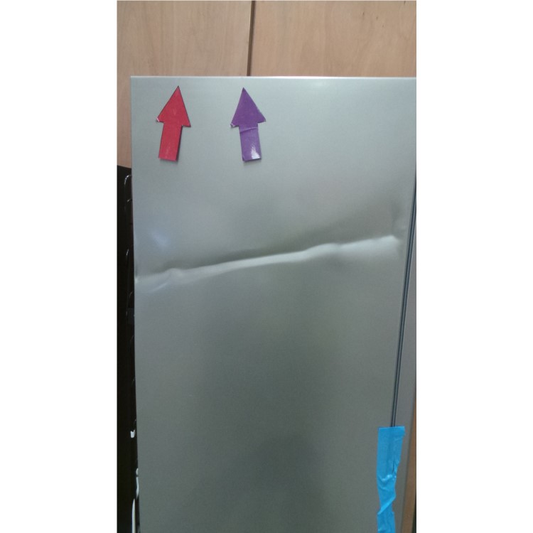 GRADE A3 - AEG A72710GNX0 1.85m Tall Freestanding Freezer - Silver With Anti-fingerprint Stainless Steel Door