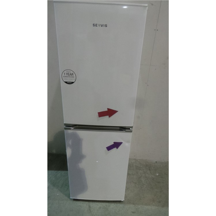GRADE A3 - Servis FF48148 Frost Free Freestanding Fridge Freezer - White