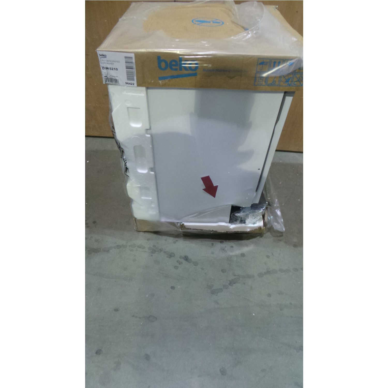 GRADE A3 Beko DIN15210 12 Place Fully Integrated Dishwasher 77297204