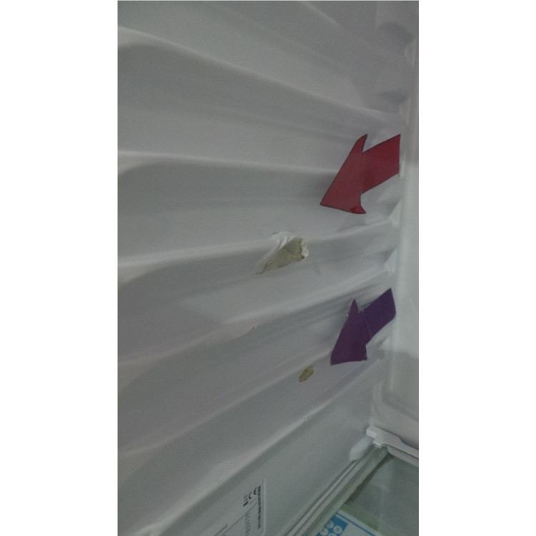 GRADE A3 - Beko CF5834APS 183x55cm Frost Free Freestanding Fridge Freezer Silver
