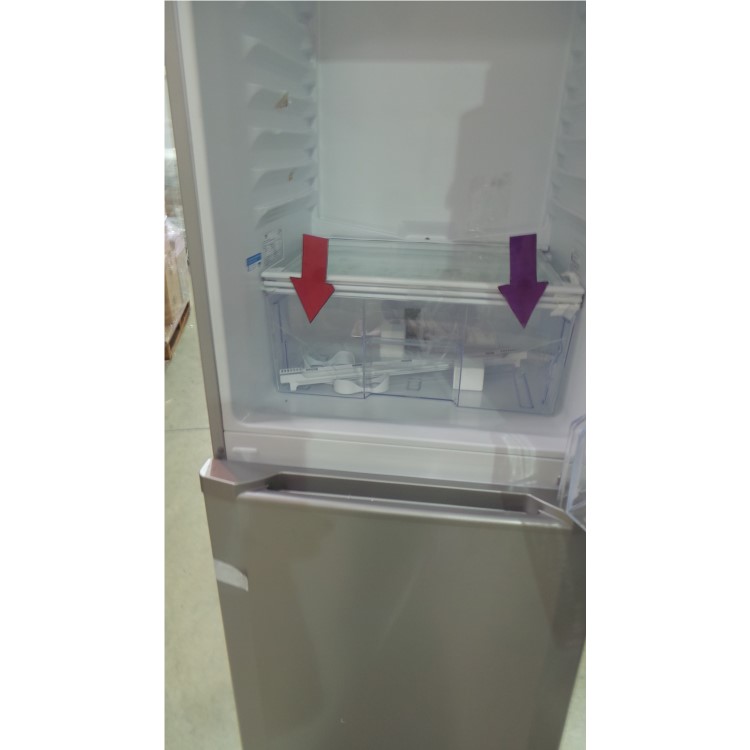 GRADE A3 - Beko CF5834APS 183x55cm Frost Free Freestanding Fridge Freezer Silver