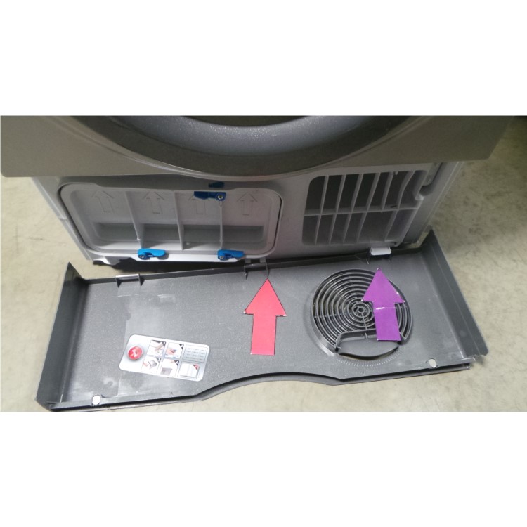 GRADE A2 - Hotpoint SUTCD97B6GM Ultima 9kg Freestanding Condenser Tumble Dryer Graphite