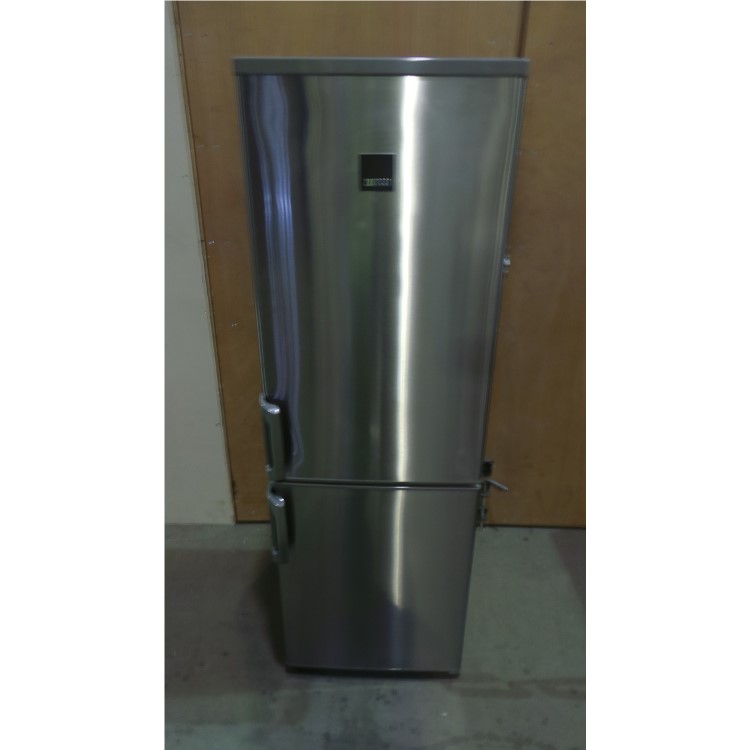 GRADE A2 - Zanussi ZRB23200XA Frost Free Freestanding Fridge Freezer -  Silver With Antifingerprint Stainless Steel Doors