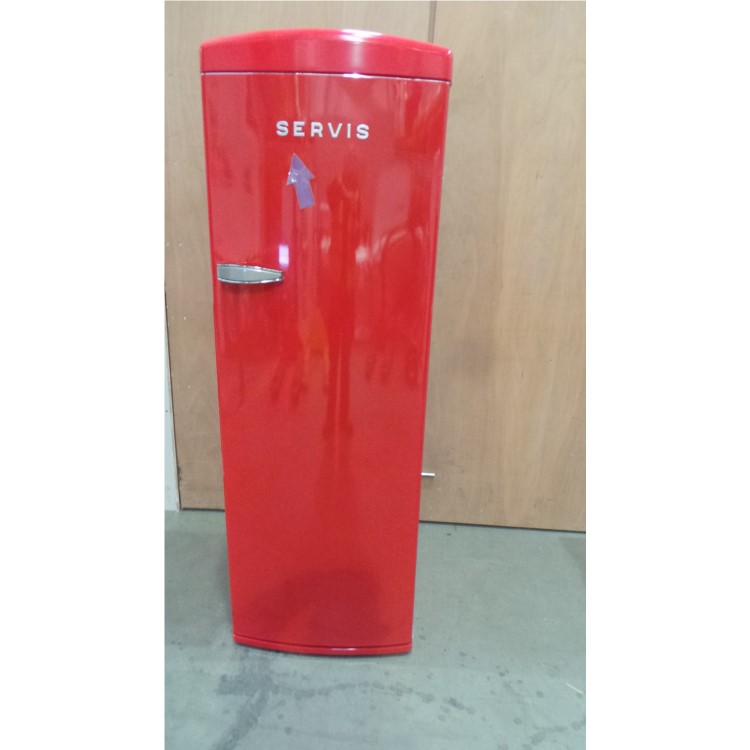 GRADE A3 - Servis R60170R Freestanding Retro Fridge Red