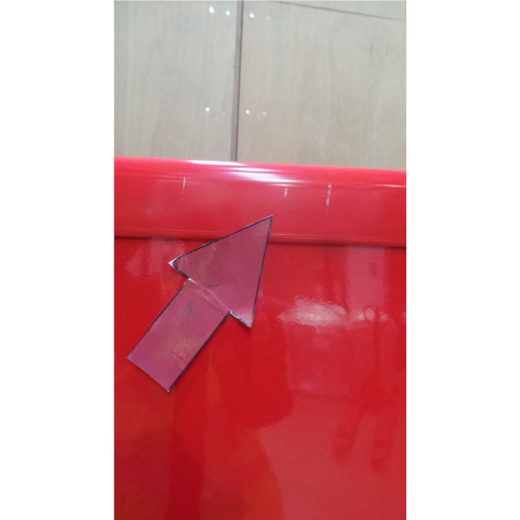 GRADE A3 - Servis R60170R Freestanding Retro Fridge Red