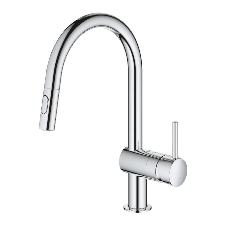 Grohe Minta Single Lever Kitchen Mixer Tap - Chrome