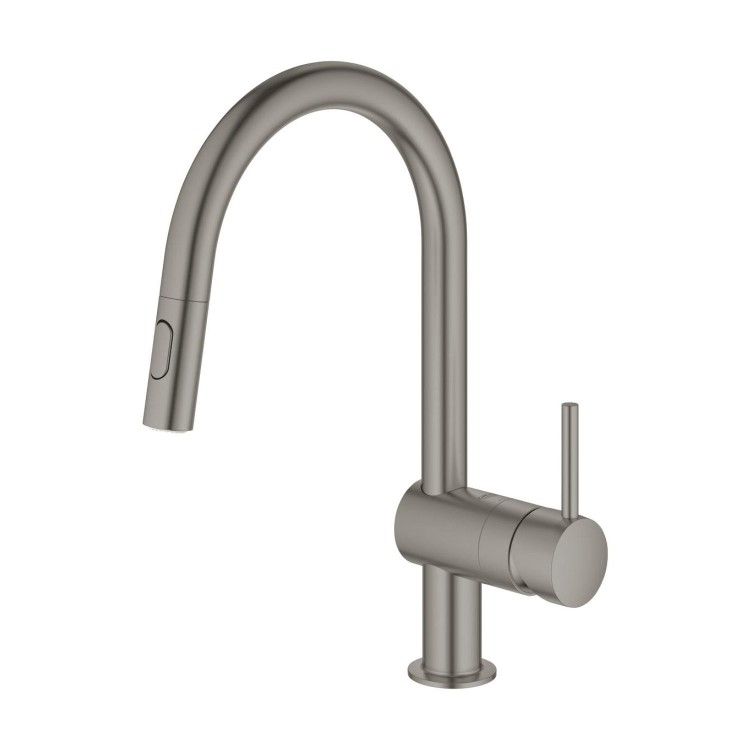 Grohe Minta Single Lever Sink Mixer - Graphite