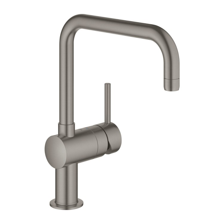 Grohe Minta Single Lever Mixer Tap U-Spout - Graphite