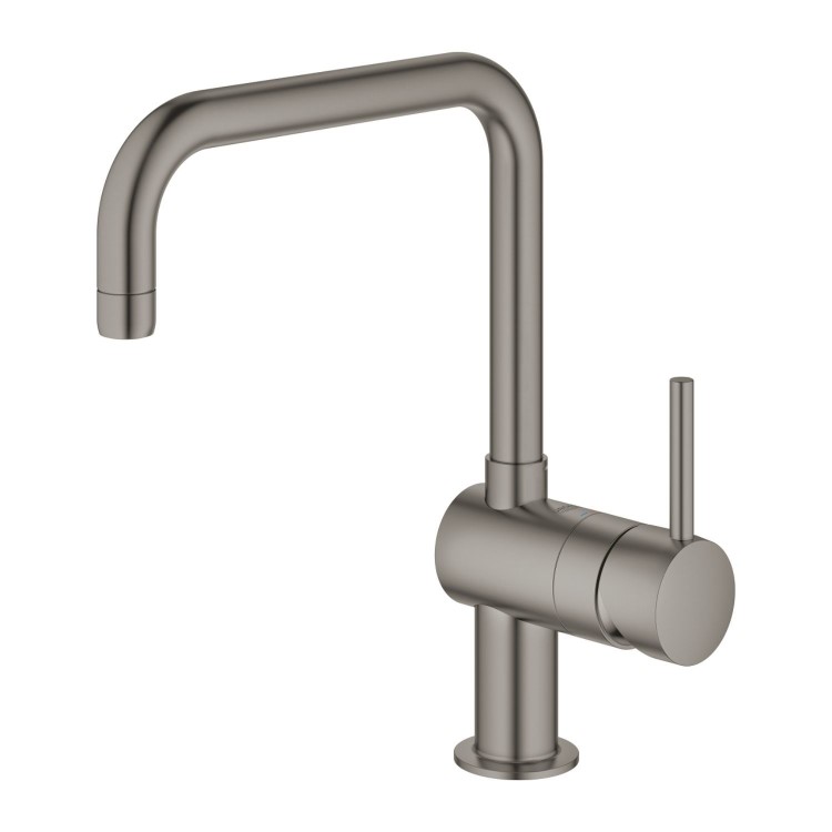 Grohe Minta Single Lever Mixer Tap U-Spout - Graphite