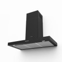 325.0618.783 Faber Stilo Comfort 90cm Flat Cooker Hood - Matt Black