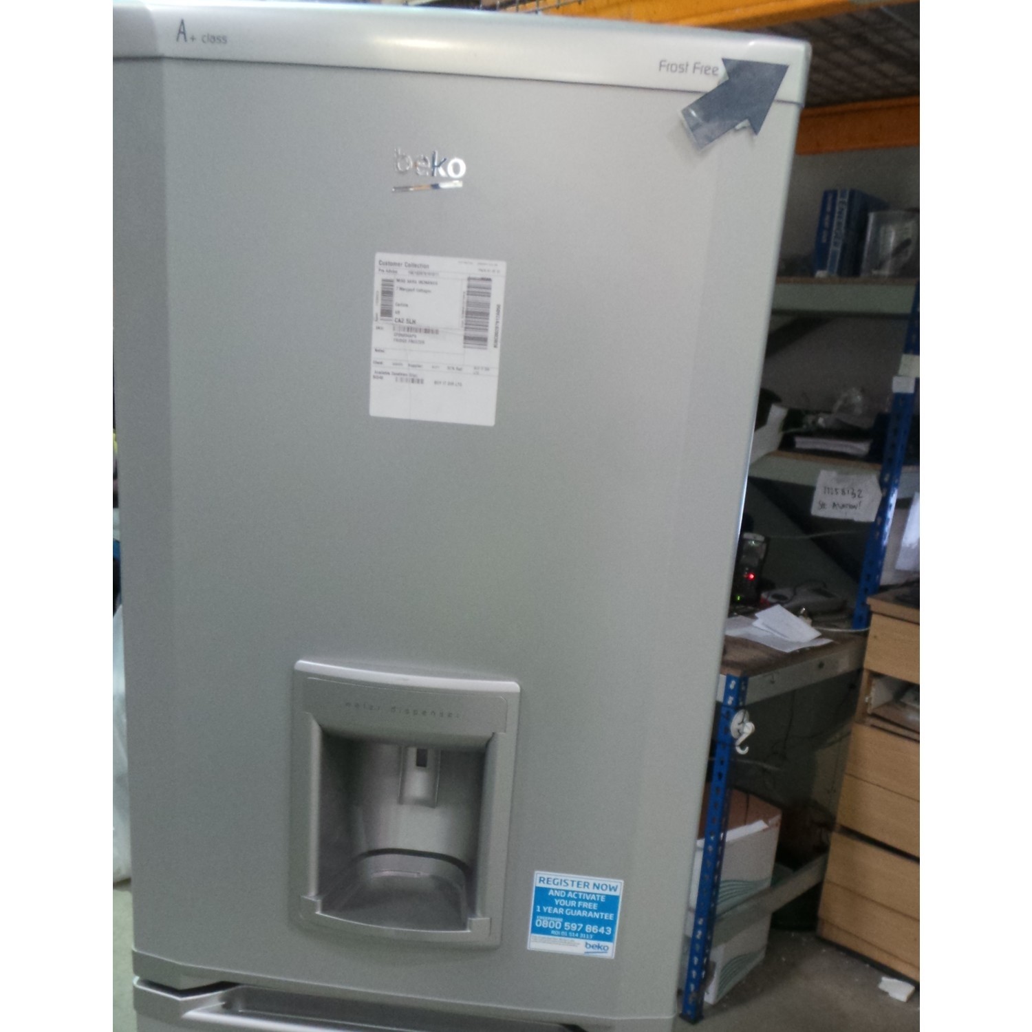 beko fridge freezer cfd5834aps