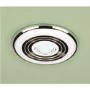 HIB Cyclone Chrome Wet Room Inline Fan with LED Lights