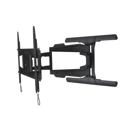 B-Tech BT8221/B Ultra Slim Double Arm Cantilever TV Bracket up to 65" TV's