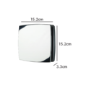 HiB Breeze Chrome Wall Mounted Bathroom Extractor Fan with Timer