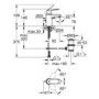 Grohe Eurosmart Cosmopolitan Cloakroom Basin Mixer Tap with Waste 