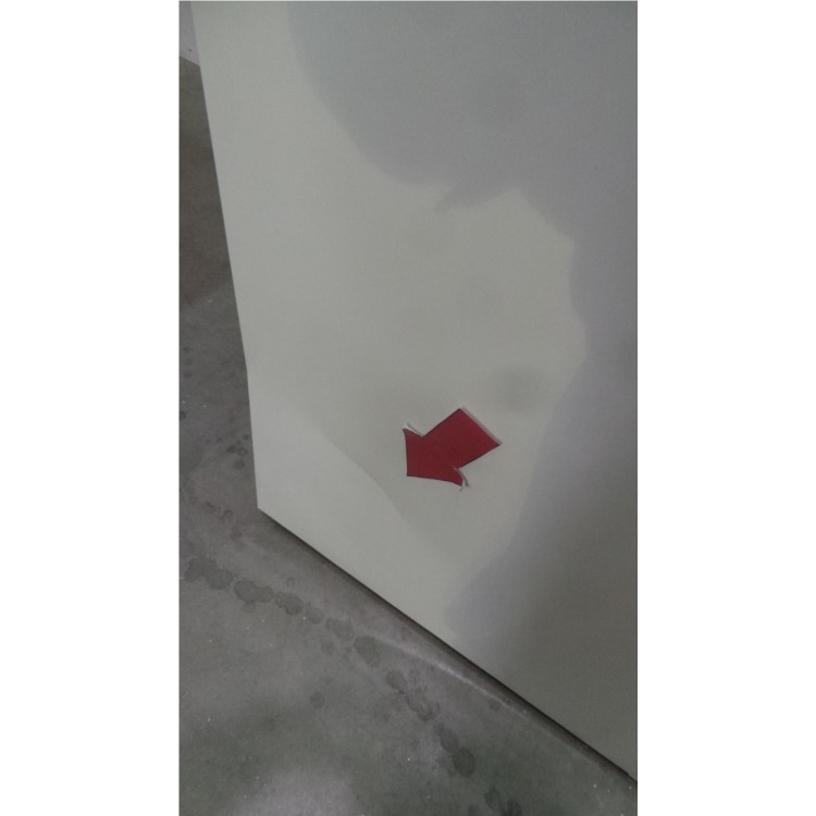 GRADE A2 - Servis C60185NFC Retro Right Hand Hinge Freestanding Fridge Freezer Cream