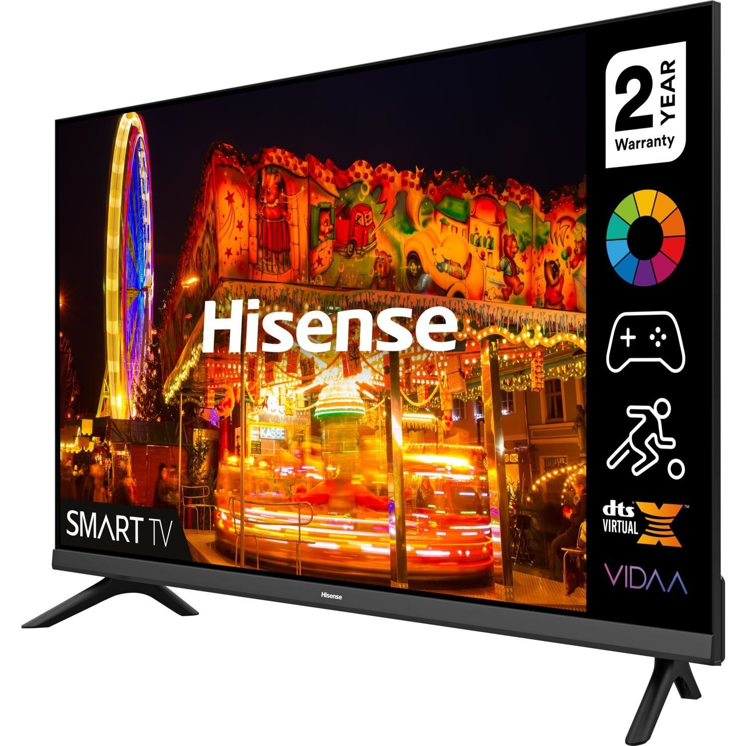 Hisense A4 32 Inch HD Ready Smart TV with Freeview Play 32A4BGTUK