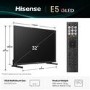 Hisense E5QTUK 32 inch Smart 4K Ultra HD QLED FHD TV
