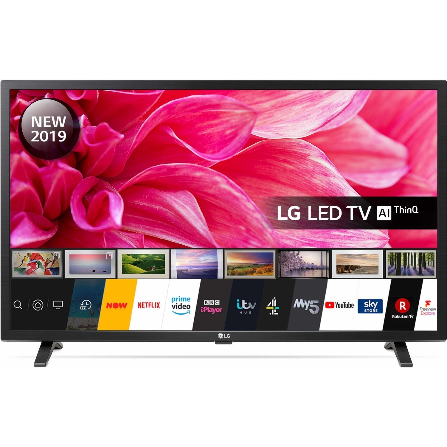 Refurbished LG 32 720p HD Ready with HDR LED Freeview Play Smart TV without Stand