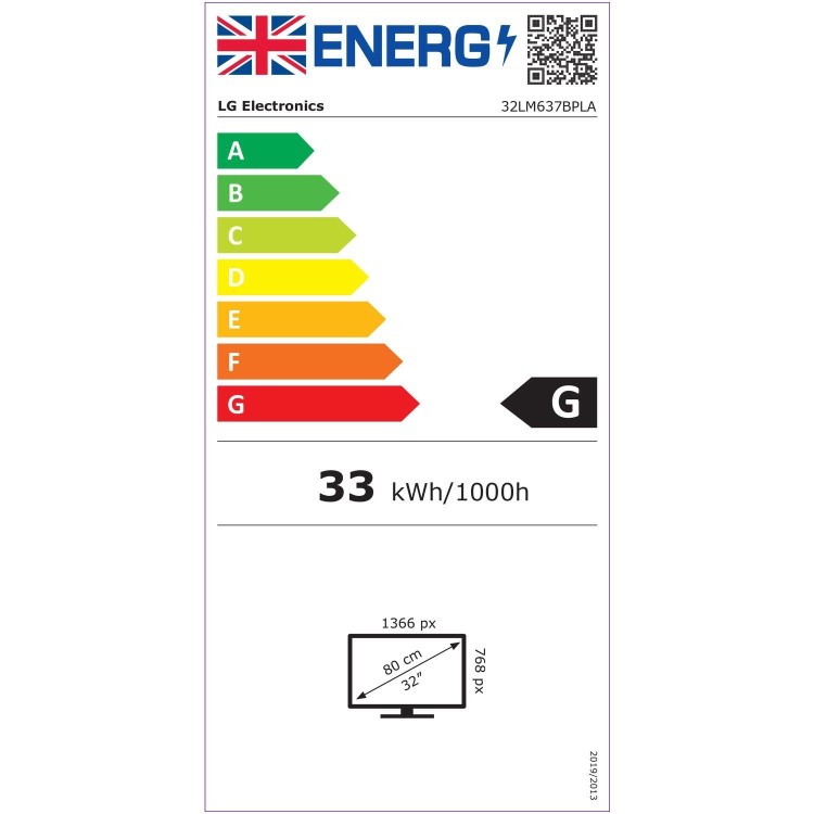 Refurbished LG 32" 720p HD Ready LED Freesat HD Smart TV