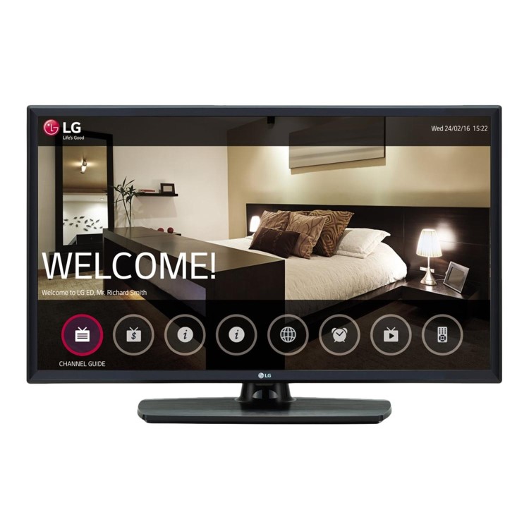 32&quot; Black Commercial TV HD Ready 240 cd/m2 VESA wall mount 200 x 200 mm