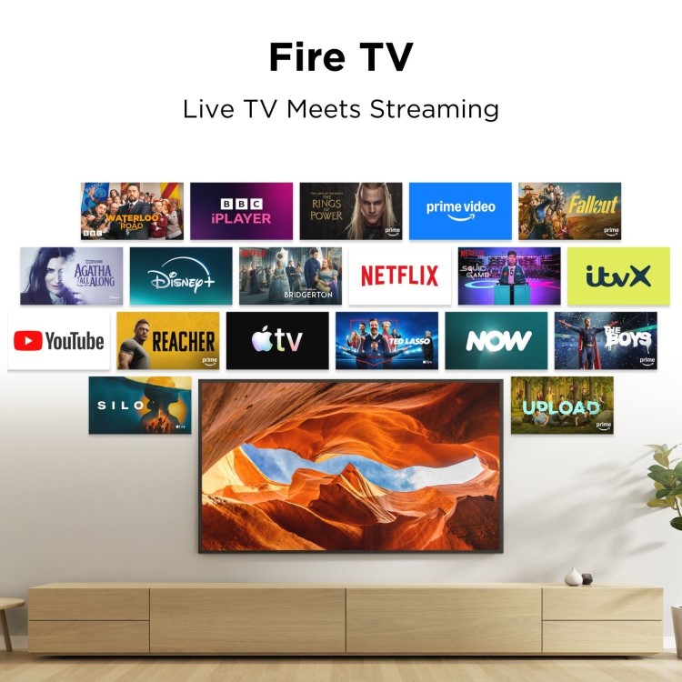 TCL 32V5D-UK 32 Inch QLED Full HD Smart Fire TV  HDR10 Dolby Audio & Alexa Built-In