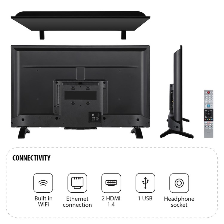Toshiba WV24 32 inch Smart HD Ready LED TV