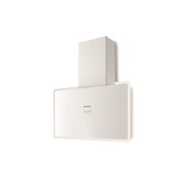 Faber Glam Fit 80cm Flat Cooker Hood - White Glass