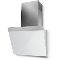 Faber Daisy 55cm Angled Cooker Hood - White Glass