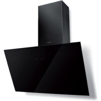 Faber Tweet 80cm Angled Cooker Hood - Black Glass